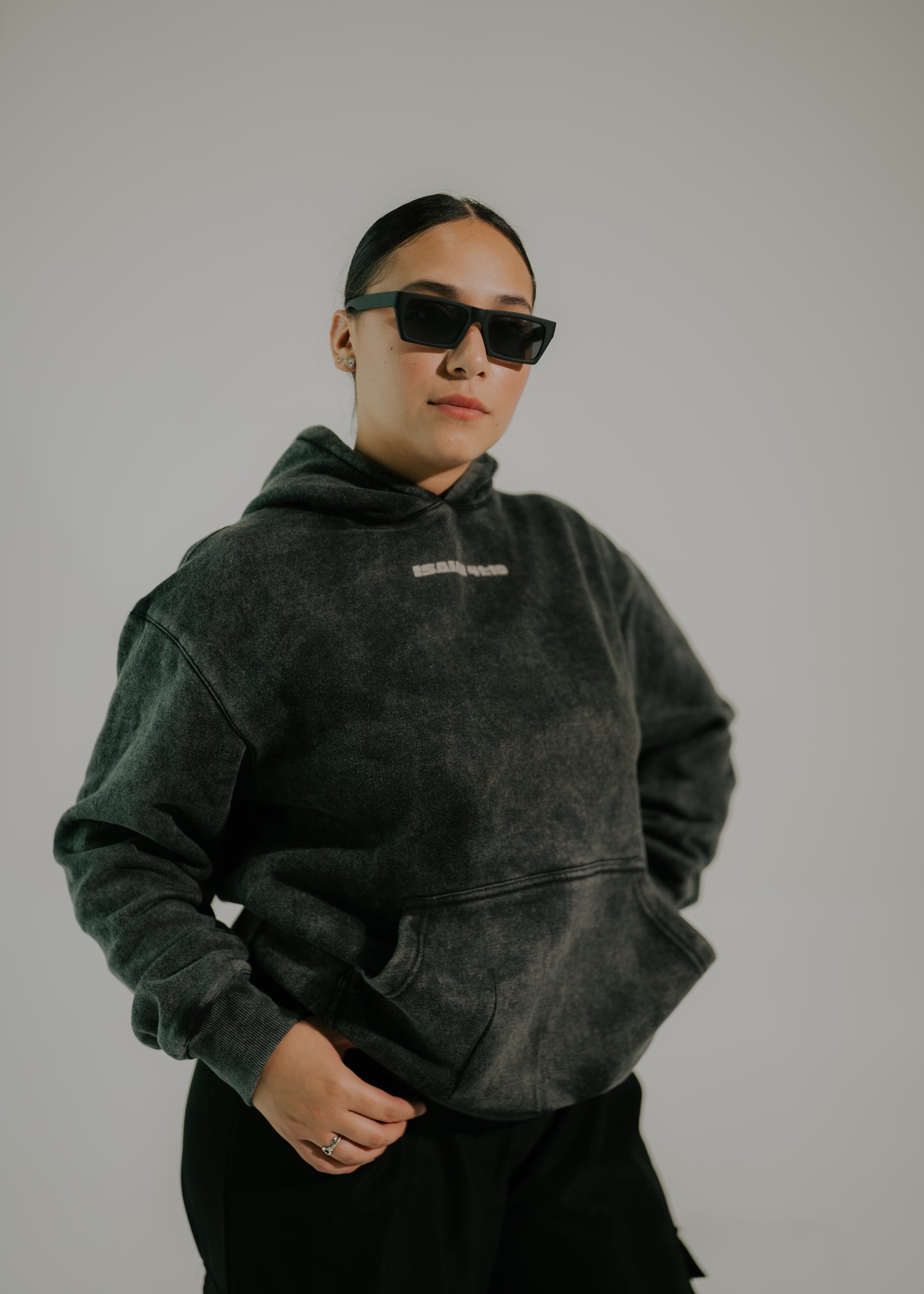Isaiah 41:10 – Grey Wash Hoodie