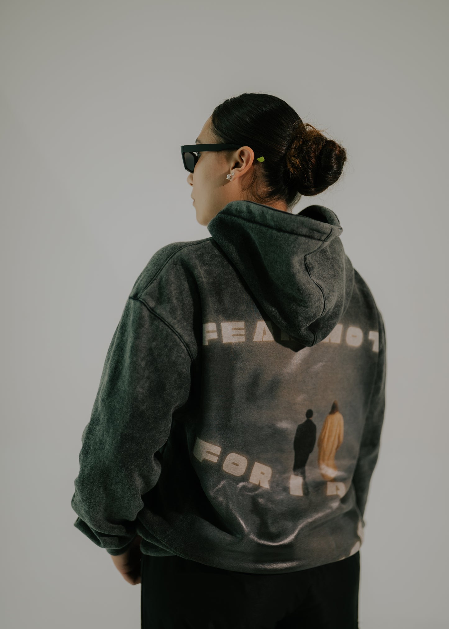 Isaiah 41:10 – Grey Wash Hoodie